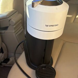Nespresso Black and White Coffee Maker